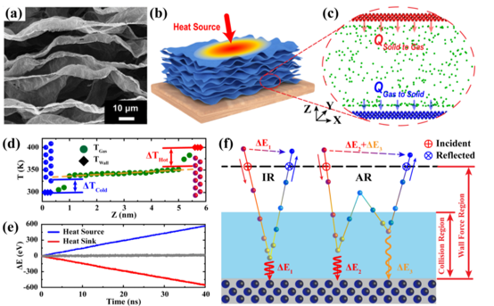 Interfacial Thermal Conductance at the Gas-Solid Interface: Microscopic Energy Transport Mechanisms and the Thermal Rectification Phenomenon